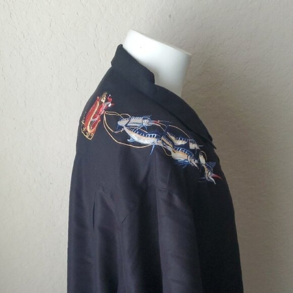 Hook & Tackle Holiday/Christmas Limited Edition Embroidered Shirt XL - Picture 2 of 6